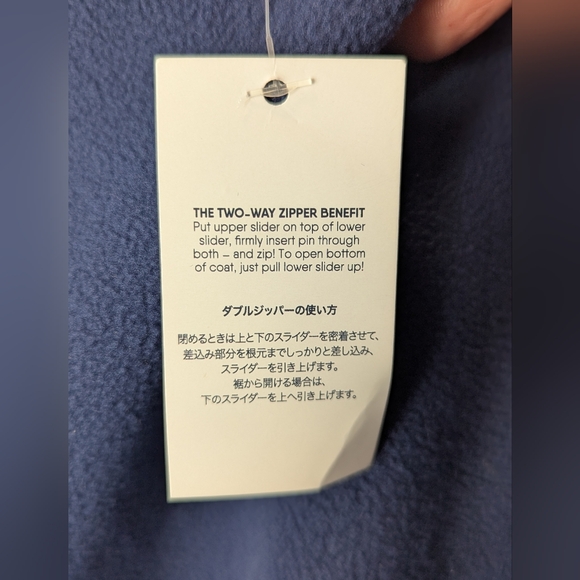 Lands End Womens Plus Size Blue Squall Hooded Waterproof Blue Raincoat Jacket 3X - Picture 8 of 12